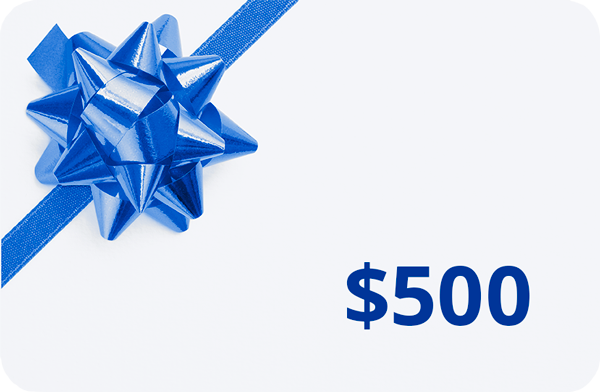 $500 gift card